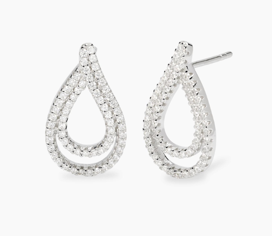 Orecchini Mabina Donna Goccia dopo Goccia in Argento Zircone 563966 - 563966